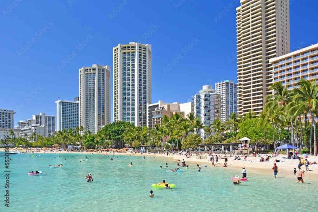 Seashore Waikiki Studio 1 Block From A Beach No Resort Fees Honolulu Kültér fotó